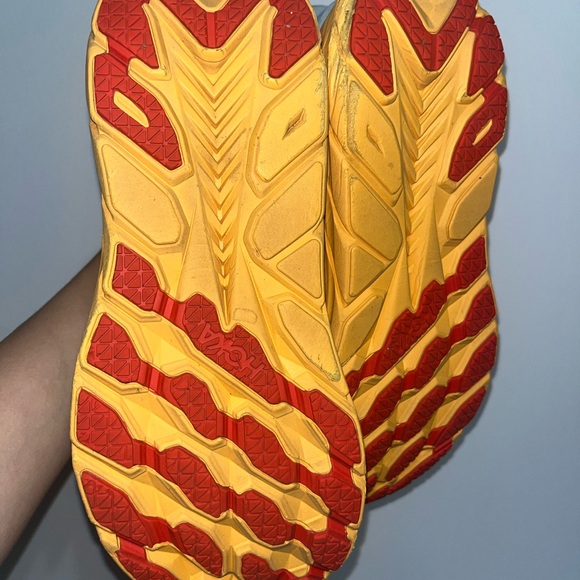 HOKA ONE ONE Clifton 8 Women’s Running Shoes – Light Blue / Yellow – Size US 8.5 - Picture 6 of 9